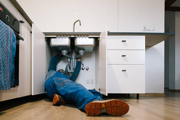 Professional Drain Cleaning technician working in Neosho, WI